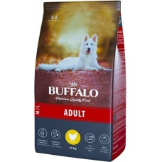 Mr.Buffalo ADULT M/L сухой корм для собак ср. и кр. пород Курица